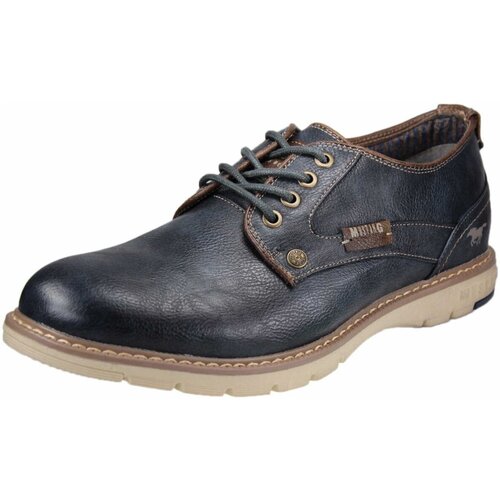 Schuhe Herren Derby-Schuhe & Richelieu Mustang Schnuerschuhe 4105303-820 Blau
