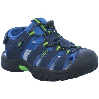 Schuhe Jungen Wanderschuhe Lico Trekkingsandalen NIMBO,BLAU/LEMON 470111 Blau