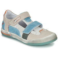 Schuhe Jungen Sandalen / Sandaletten GBB PRINCE Naturfarben / Beige / Blau