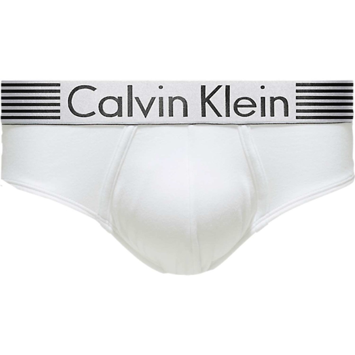 Unterwäsche Herren Slips Calvin Klein Jeans 000NB1015A Weiss