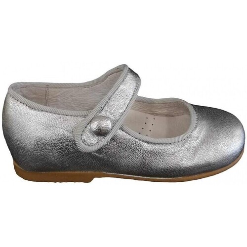 Schuhe Mädchen Ballerinas Andanines Críos BB-42 Plata Silbern