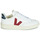 Schuhe Sneaker Low Veja V-12 LEATHER Weiss / Blau / Rot