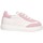 Schuhe Mädchen Sneaker Low Hogan HXT3400BL80KNK239M Sneaker Kind Weiß / Pink Multicolor