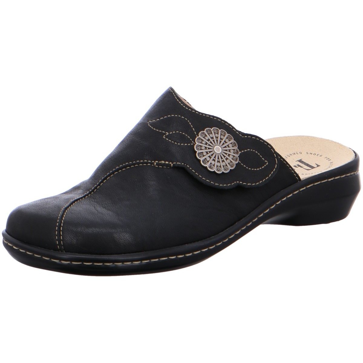 Schuhe Damen Pantoletten / Clogs Think Pantoletten Camilla 3-000171-0000 Schwarz