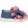 Schuhe Mädchen Slip on Florens W055327I JEANS/ROSA Slip On Kind Jeans Blau