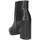Schuhe Damen Ankle Boots Steve Madden SMSJUSTIFY-BLK Stiefeletten Frau schwarz Schwarz