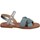 Schuhe Mädchen Sandalen / Sandaletten Manuela De Juan S2541 GAIA BLUE Sandalen Kind blau Blau