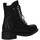 Schuhe Damen Low Boots Metisse MT141 NERO Stiefel Frau schwarz Schwarz