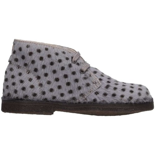 Schuhe Mädchen Boots Il Gufo G121 CAVALLINO Ankle Kind grau Grau