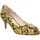 Schuhe Damen Sandalen / Sandaletten Atelier Mercadal 7020 Python Femme Jaune Gelb