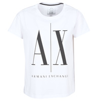 Kleidung Damen T-Shirts Armani Exchange 8NYTCX-YJG3Z-5102 Weiss