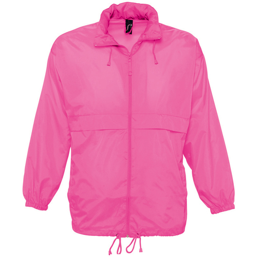 Sols SURF -CORTAVIENTO UNISEX HIDRÓFUGO-con cremallera Rosa