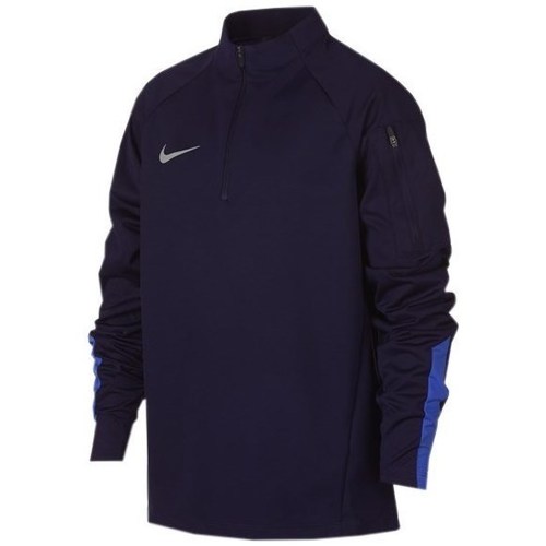 Kleidung Jungen Sweatshirts Nike Shield Squad Drill Top Violett, Dunkelblau