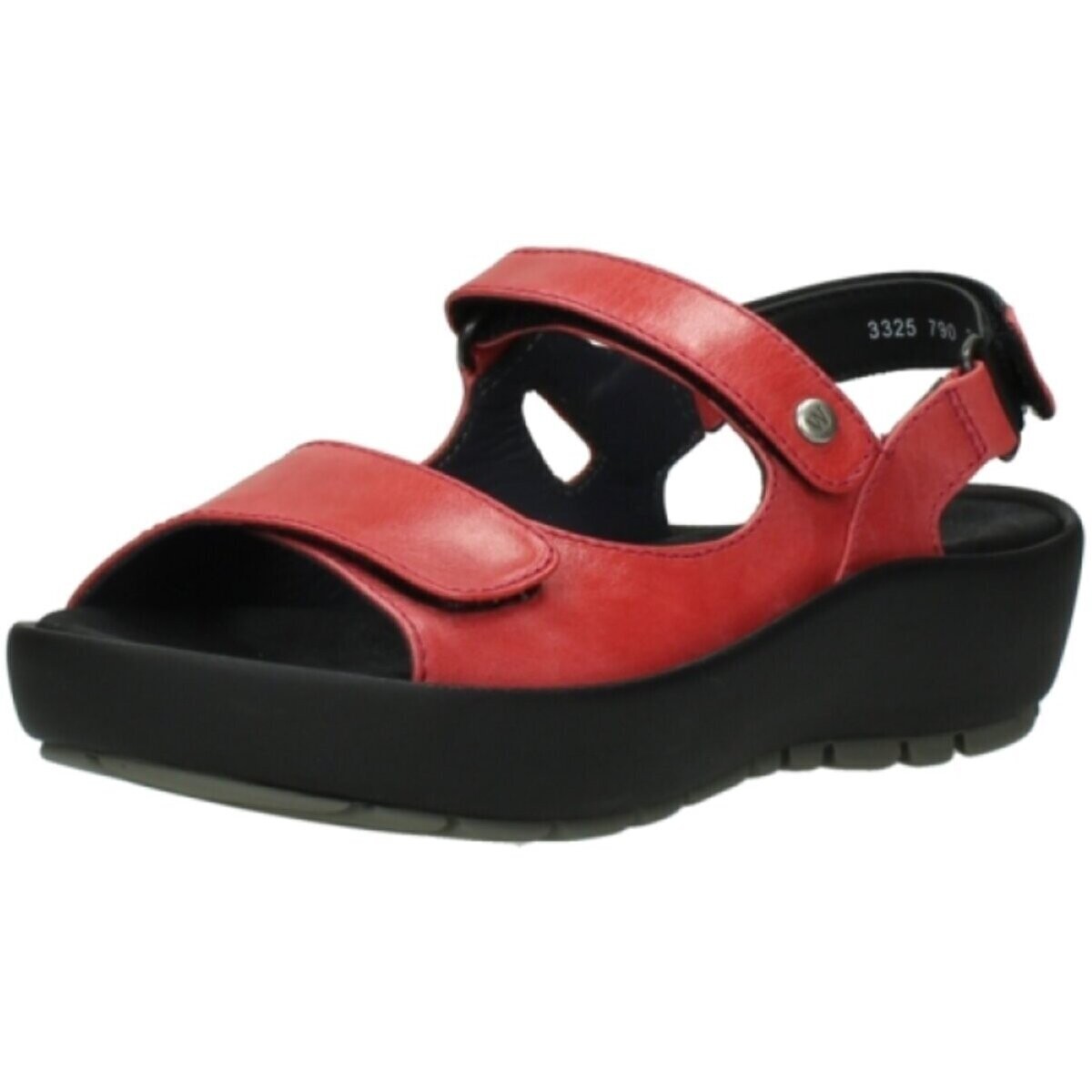 Schuhe Damen Sandalen / Sandaletten Wolky Sandaletten Rio 0332520-500 red Velvet Leather 0332520-500 Rot