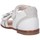 Schuhe Mädchen Sandalen / Sandaletten Romagnoli 3069-126 BIANCO Sandalen Kind Weiß / Silber Multicolor
