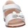 Schuhe Mädchen Sandalen / Sandaletten Romagnoli 3069-126 BIANCO Multicolor