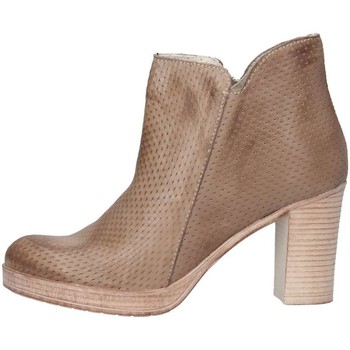 Schuhe Damen Ankle Boots Bage Made In Italy 0243 TAUPE Stiefeletten Frau Taupe Multicolor