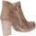 Schuhe Damen Ankle Boots Bage Made In Italy 0243 TAUPE Stiefeletten Frau Taupe Multicolor