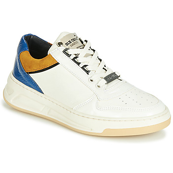 Schuhe Damen Sneaker Low Bronx OLD COSMO Weiss / Ocker / Blau