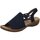 Schuhe Damen Sandalen / Sandaletten Rieker Sandaletten 608D1-14 Blau