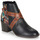 Schuhe Damen Low Boots Desigual ALASKA TAPESTRY Schwarz