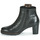 Schuhe Damen Low Boots Gabor 3554122 Schwarz / Leopard
