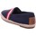 Schuhe Damen Leinen-Pantoletten mit gefloch Tom Tailor 6992015 Blau
