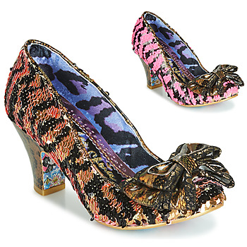 Schuhe Damen Pumps Irregular Choice LADY BANJOE Schwarz / Gold