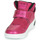 Schuhe Mädchen Sneaker High Geox J XLED GIRL Rosa / Fuchsienrot / Schwarz /  led
