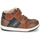Schuhe Jungen Sneaker High Geox B NEW FLICK BOY Braun / Blau