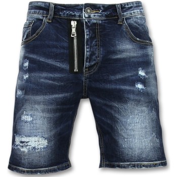 Kleidung Herren Shorts / Bermudas Enos Kurze Jeanshosen Für Kurze Jeans Blau