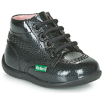 Schuhe Mädchen Boots Kickers BILLISTA ZIP Schwarz
