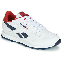 Schuhe Kinder Sneaker Low Reebok Classic CLASSIC LEATHER J Weiss / Rot