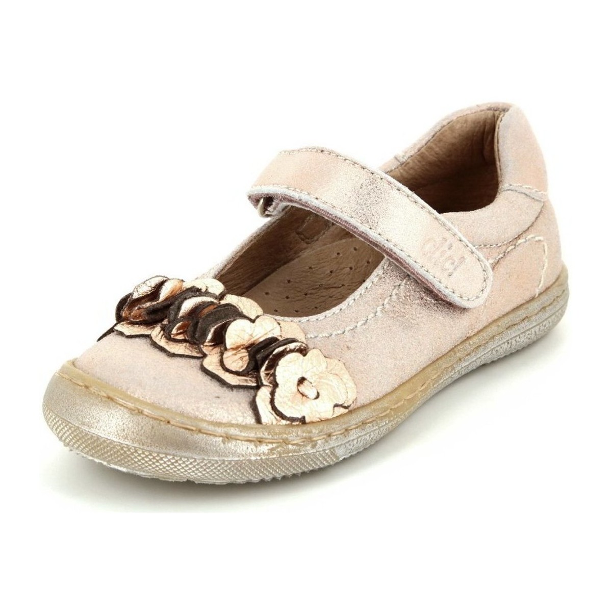 Schuhe Mädchen Babyschuhe Clic Spangenschuhe K Spangenschuhe rosa 8795 Douro Gold