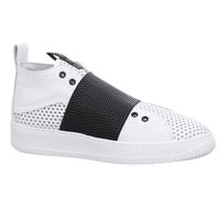 Schuhe Herren Sneaker Low Okyo Slipper H.-Slipper kombi 8847K/01 weiß