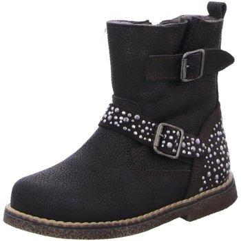 Schuhe Mädchen Boots Clic Stiefel K-Klett/RV warm kombi 9648 expresso braun