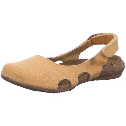 Schuhe Damen Sandalen / Sandaletten El Naturalista Sandaletten Wakataua N415T Curry Gelb