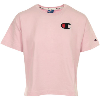Kleidung Damen T-Shirts Champion Crewneck T-shirt Cropped Rosa