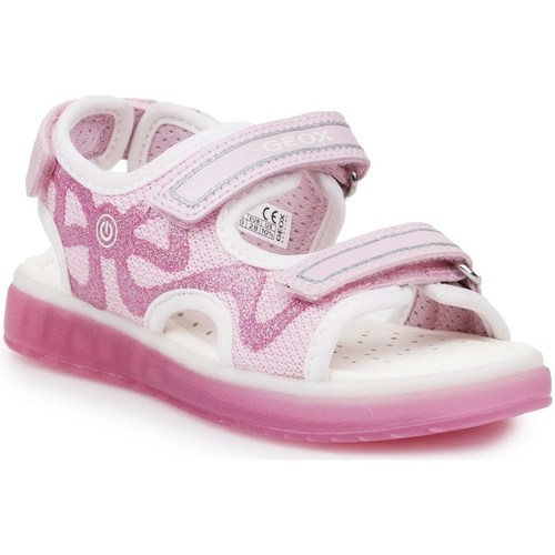 Schuhe Kinder Sandalen / Sandaletten Geox J Sblikk GB Rosa