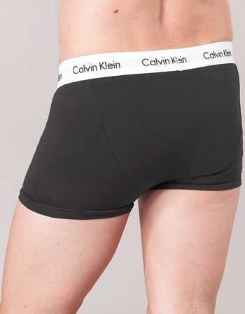 Calvin Klein Jeans COTTON STRECH LOW RISE TRUNK X 3 Schwarz / Weiss / Grau
