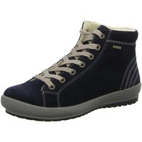 Schuhe Damen Stiefel Waldläufer Stiefeletten nacht-beige 3-00619-80 Blau