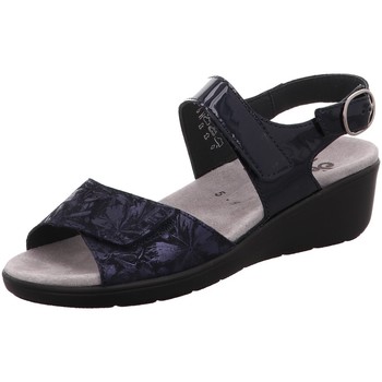 Schuhe Damen Sandalen / Sandaletten Semler Sandaletten FLOWER-PRINT/LACK R9045858/809 blau