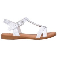 Schuhe Mädchen Sandalen / Sandaletten Oh My Sandals For Rin OH MY SANDALS 4407 blanco Niña Blanco Weiss