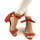 Schuhe Damen Derby-Schuhe Nae Vegan Shoes Estela Red Rot