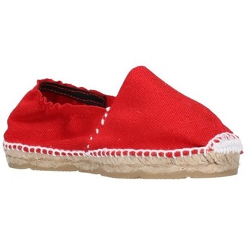Schuhe Mädchen Leinen-Pantoletten mit gefloch Alpargatas Sesma 003 Niña Rojo Rot