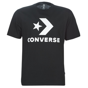 Kleidung Herren T-Shirts Converse STAR CHEVRON Schwarz