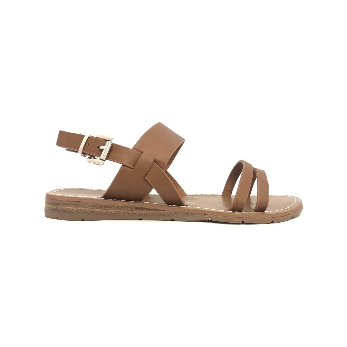 Schuhe Damen Sandalen / Sandaletten Chattawak sandales 7-RUBIS Camel Braun