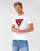 Kleidung Herren T-Shirts Guess PACKED Weiss / Rot