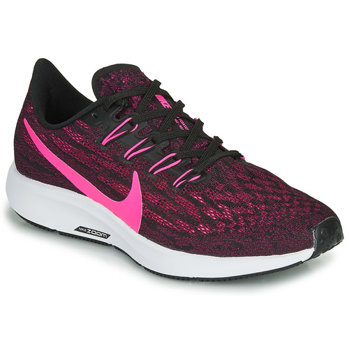 Schuhe Damen Laufschuhe Nike AIR ZOOM PEGASUS 36 W Schwarz / Rosa