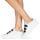Schuhe Damen Sneaker Low Meline SCRATCHO Weiss / Glitterfarbe